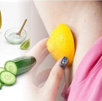 quitar las manchas en las axilas